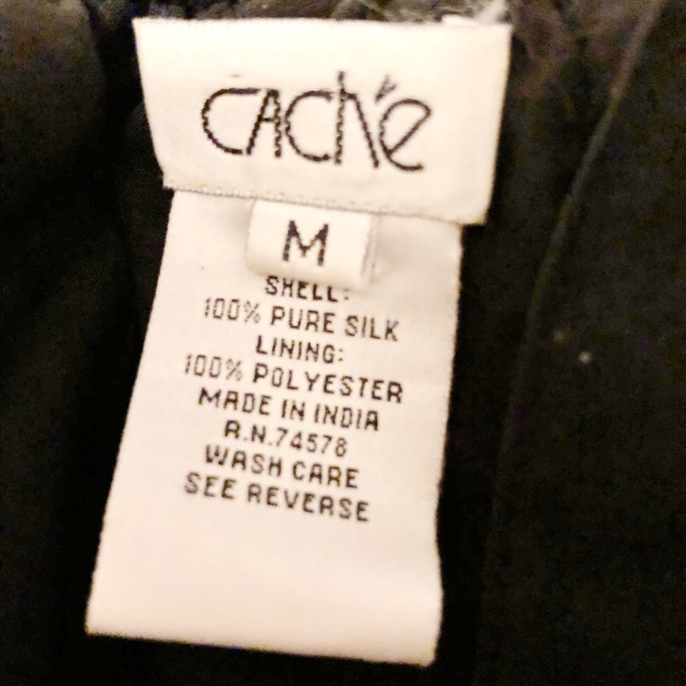 Cache Black Sequin Top - image 4